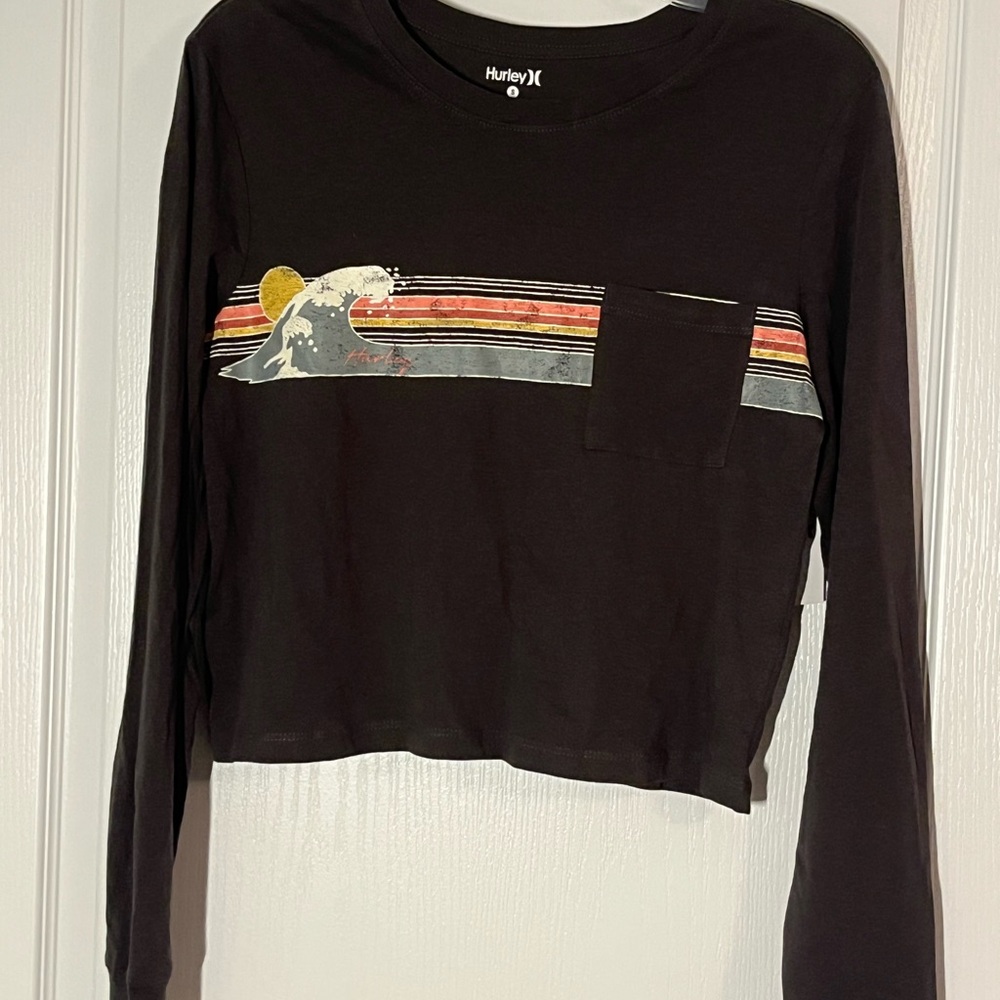 Hurley Black Cotton T-Shirt